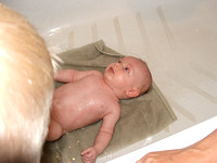 Calvin bath 8-6-06